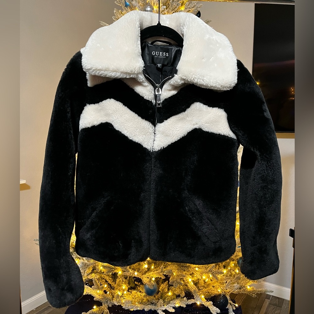 GUESS FUR COAT